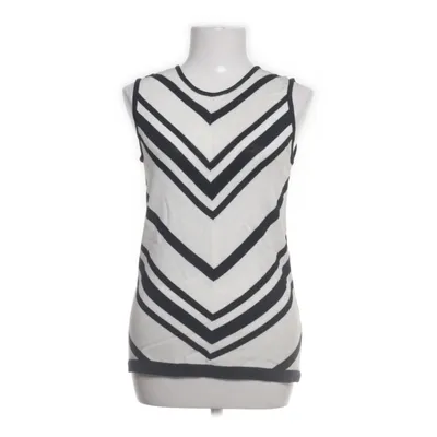 Top (White, Black) from Valerie Stevens Viscose, Cotton