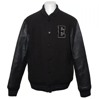 Collegejacka (LEFT FIELD JACKET) från Edwin Acetat, Skinn, Polyamid, Polyester, Ull