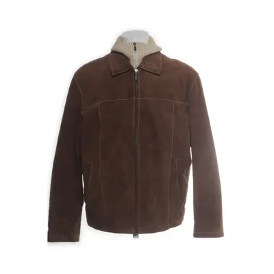 Læderjakke (Brun) fra Canda C&A Bomuld, Ruskind, Polyester