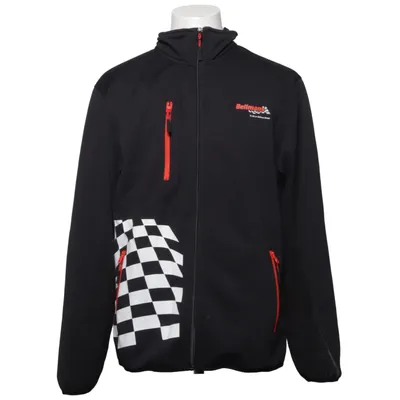 Träningsjacka (Svart, Vit) från Master Design Återvunnen polyester