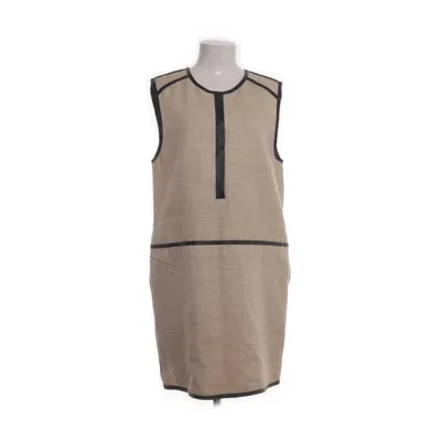 Klänning (Beige, Svart) från By Malene Birger Silke, Bomull, Viskos, Skinn