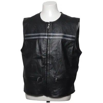 Läderväst (Svart) från Harley Davidson Skinn, Polyester