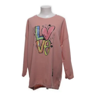 Sweatshirt (Pink, Flerfarvet) fra New Collection Elastan, Polyester, Viscose