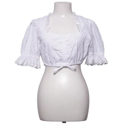 Dirndl blouse (White) from Edel Heiss Cotton, Polyester