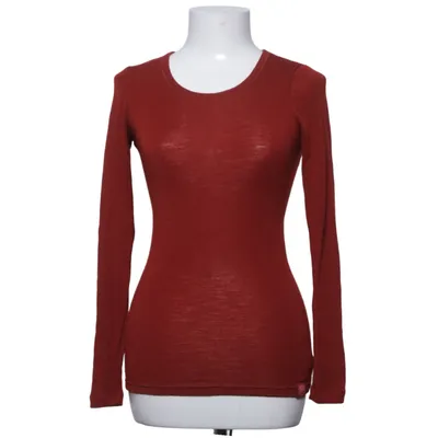 Long sleeve T-shirt (Brown) from Dilling Merino wool