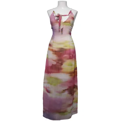 Maxikjole (Pink, Gul, Flerfarvet) fra Magenta Elastan, Polyester