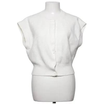 Vest (Hvid) fra Nelly Elastan, Genanvendt polyester, Uld