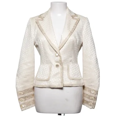 Kavaj (Beige) från Karen Millen Acetat, Bomull, Viskos