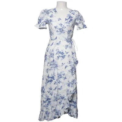 Wrap dress (Blue, White, Multicolored) from & Other Stories Linen, Polyester