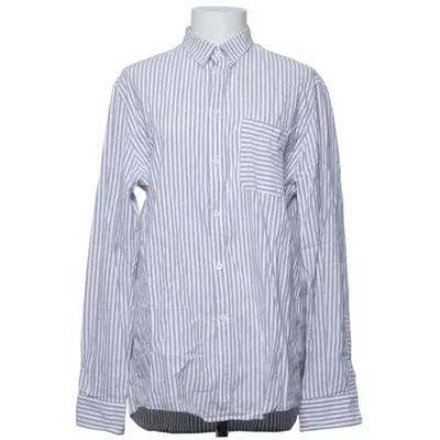 Shirt (Grijs, Wit) van Filippa K Katoen, Linnen