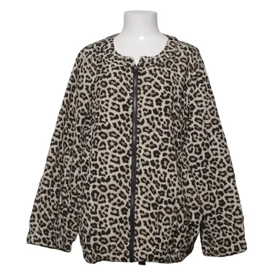 Jakke (Beige, Sort) fra Zizzi Bomuld, Polyester
