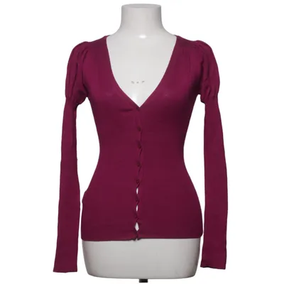 Strickjacke (Lila) von Mango Basics Elasthan, Polyamid, Viskose