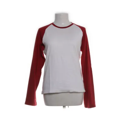 Lange mouwen shirt (Wit, Rood) van Fishbone Katoen