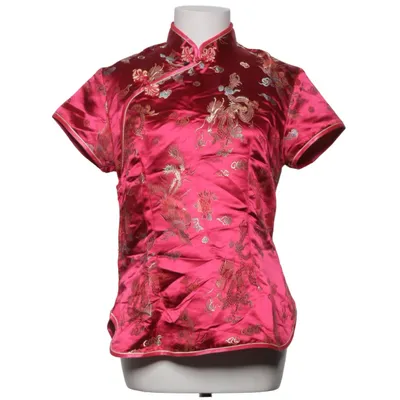 Cheongsam (Red, Multicolored) from Double Peach