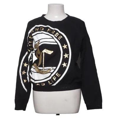 Collegetröja (Svart, Vit, Guldfärgad) från Juicy Couture Sport Bomull, Polyester