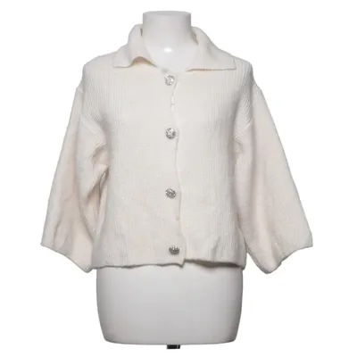 Cardigan (White) from Gina Tricot Acrylic, Elastane, Polyester