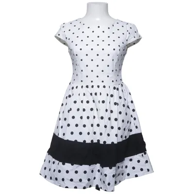 Robe (Blanc, Noir) de Mademoiselle R Coton, Élasthane