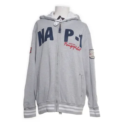Hoodie (Gray, Multicolored) from Nangaparbat Cotton