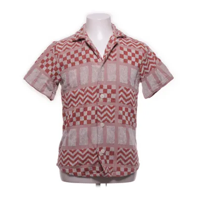 Kortärmad skjorta (Röd, Vit) från Oas Bomull