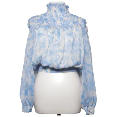 Blouse (Blue, White, Multicolored) from ASOS Design Polyester
