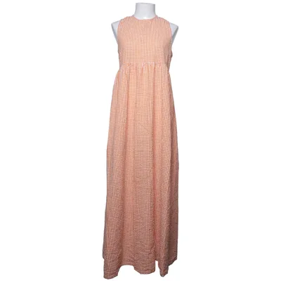 Robe longue (Orange, Blanc) de VILA Coton
