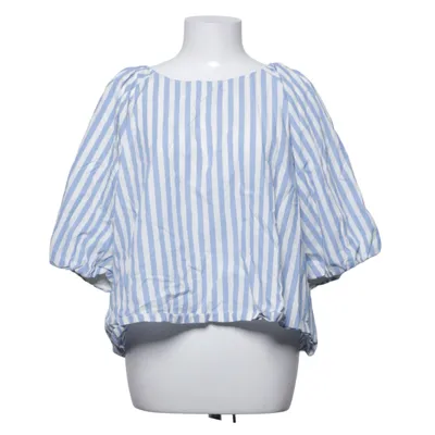 Top (Blauw, Wit) van H&M Modern Classic Katoen, Polyester