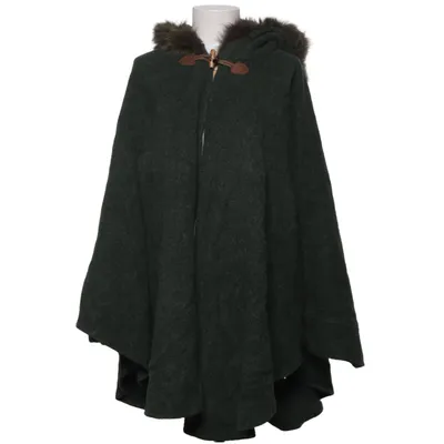 Cape (Vert) de Original Loden Polyamide, Laine, Fourrure