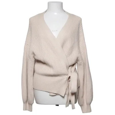 Slå om-cardigan (Beige) fra Effeny Elastan, Polyamid, Viscose