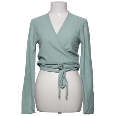 Wrap cardigan (Green) from Essential by Noa Noa Cashmere, Cotton