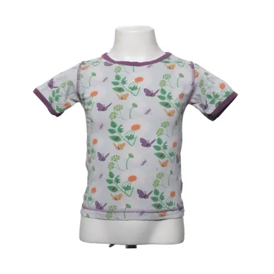 T-shirt (Grøn, Hvid, Lilla) fra Snoozy Bomuld, Elastan