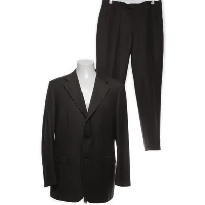 Suit (Brown) from Corneliani Cupro, Wool