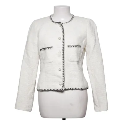 Blazer (White, Black) from Veronica Virta Acrylic, Cotton, Polyester, Viscose