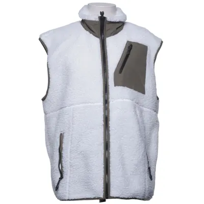 Outdoor vest (Wit, Bruin) van Noisy May Polyester