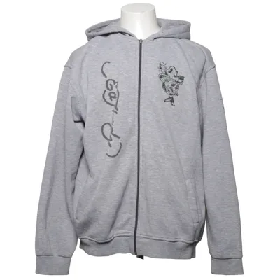 Kapuzenpullover (Grau) von Ed Hardy Baumwolle