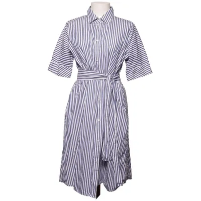 Robe chemise (Bleu, Blanc) de Hugo Boss Coton