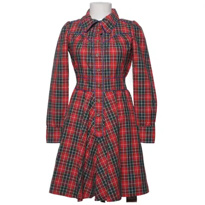 Shirt dress (Red, Green, Multicolored) from Blutsgeschwister Cotton
