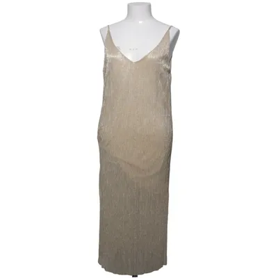 Jurk (Beige) van Just Me Metallvezel, Polyester