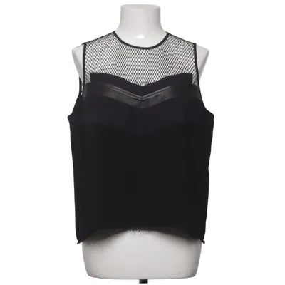 Top (Sort) fra Rag & Bone Acetat, Bomuld, Elastan, Læder, Nylon, Polyester