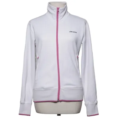 Sports jacket (White, Purple) from Dcore Cotton, Polyester