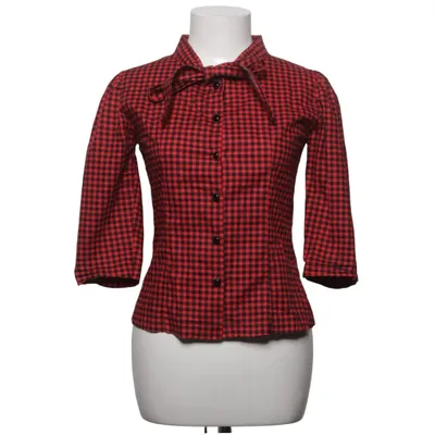 Blouse (Rood, Zwart) van Sugar Shock Katoen