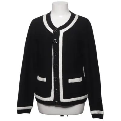 Cardigan (Sort, Hvid) fra Sandra Pabst Uld