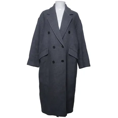 Coat (Gray) from Zara Wool, Merino wool