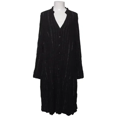 Dress (Black) from Zizzi Metallic fiber, Viscose