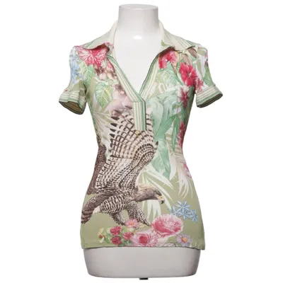 Pikétröja (Grön, Flerfärgad) från Roberto Cavalli Viskos