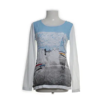 Langærmet t-shirt (Hvid, Blå, Flerfarvet) fra Gaastra Polyester, Bomuld