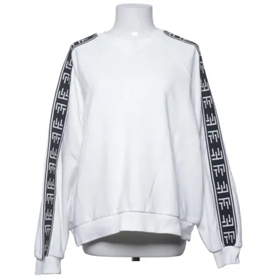 Sweatshirt (Wit, Zwart) van Fairfield Katoen, Polyester