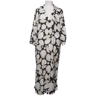 Maxikleid (Schwarz, Beige) von Trendyol Baumwolle