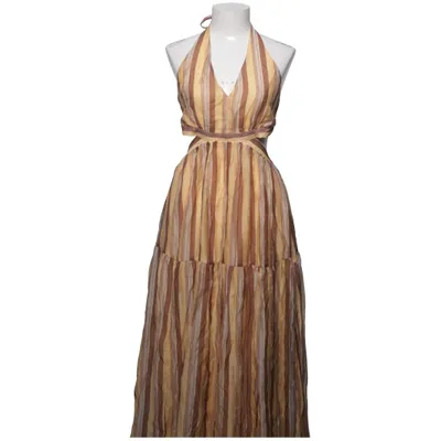 Maxikleid (Orange, Mehrfarbig) von H&M Lyocell, Polyamid, Polyester