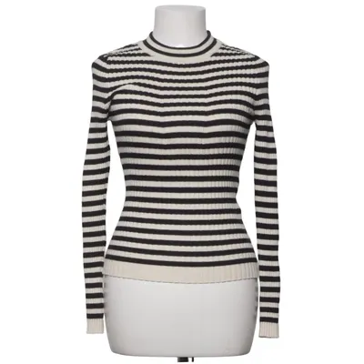Strickpullover (Schwarz, Weiß) von Pieces Polyamid, Polyester, Viskose