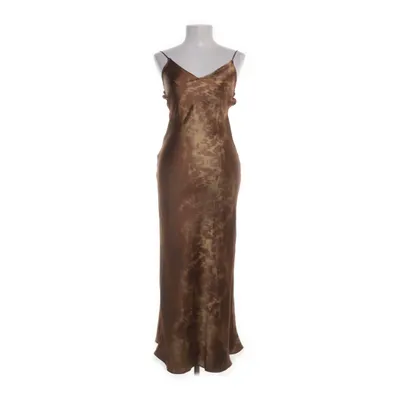 Maxi dress (Brown, Multicolored) from Zara Polyester